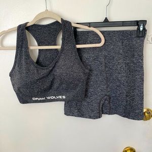 Dark Wolves Gym Shorts Set